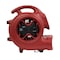 Xpower Air Mover W/ GFCI Power Outlets for Daisy Chain, 1/3 HP, 2400 CFM, 3.8 Amps, 4 Positions, 3 Speeds X-600A-Red - alternate 4